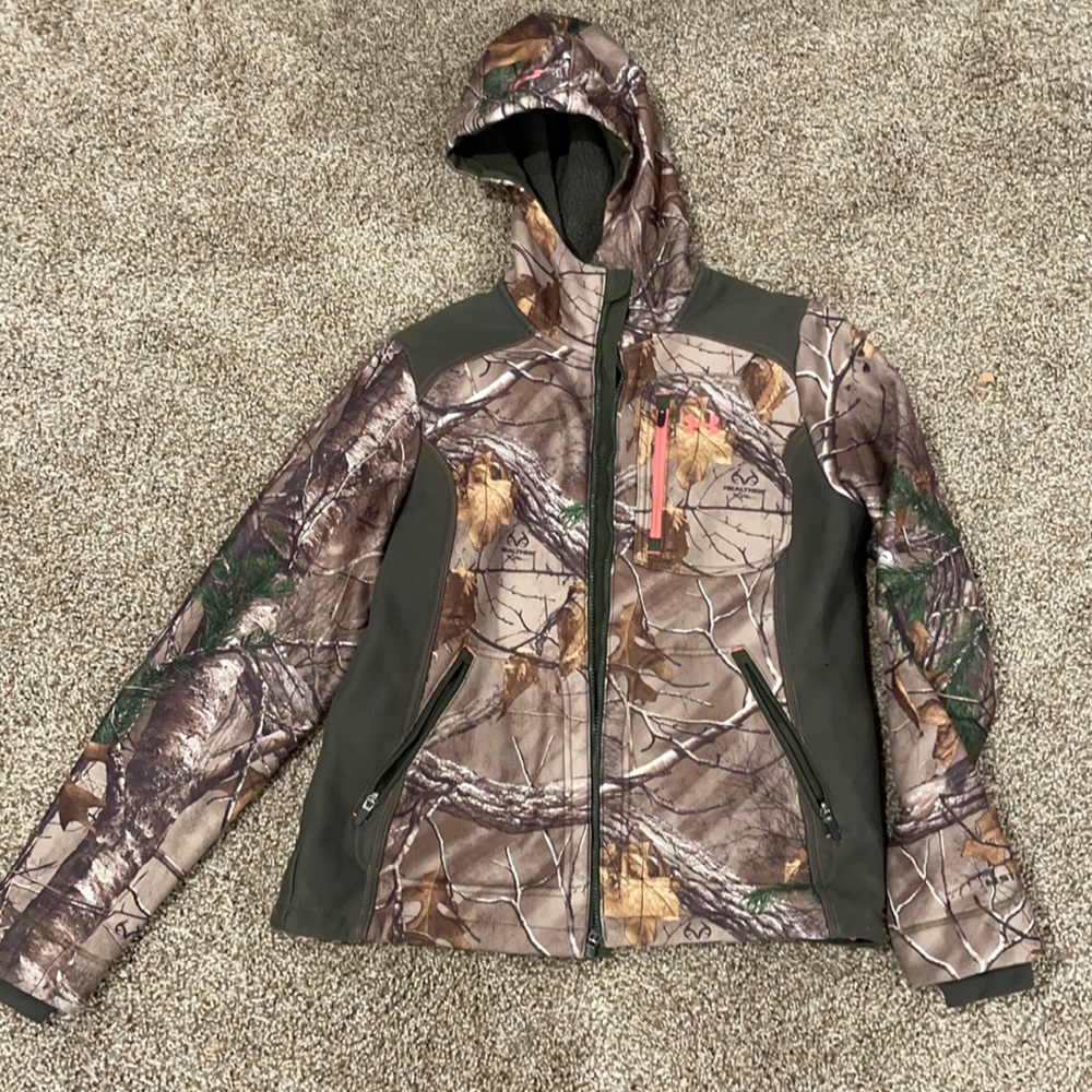 Women's Camouflage Hooded Jacket